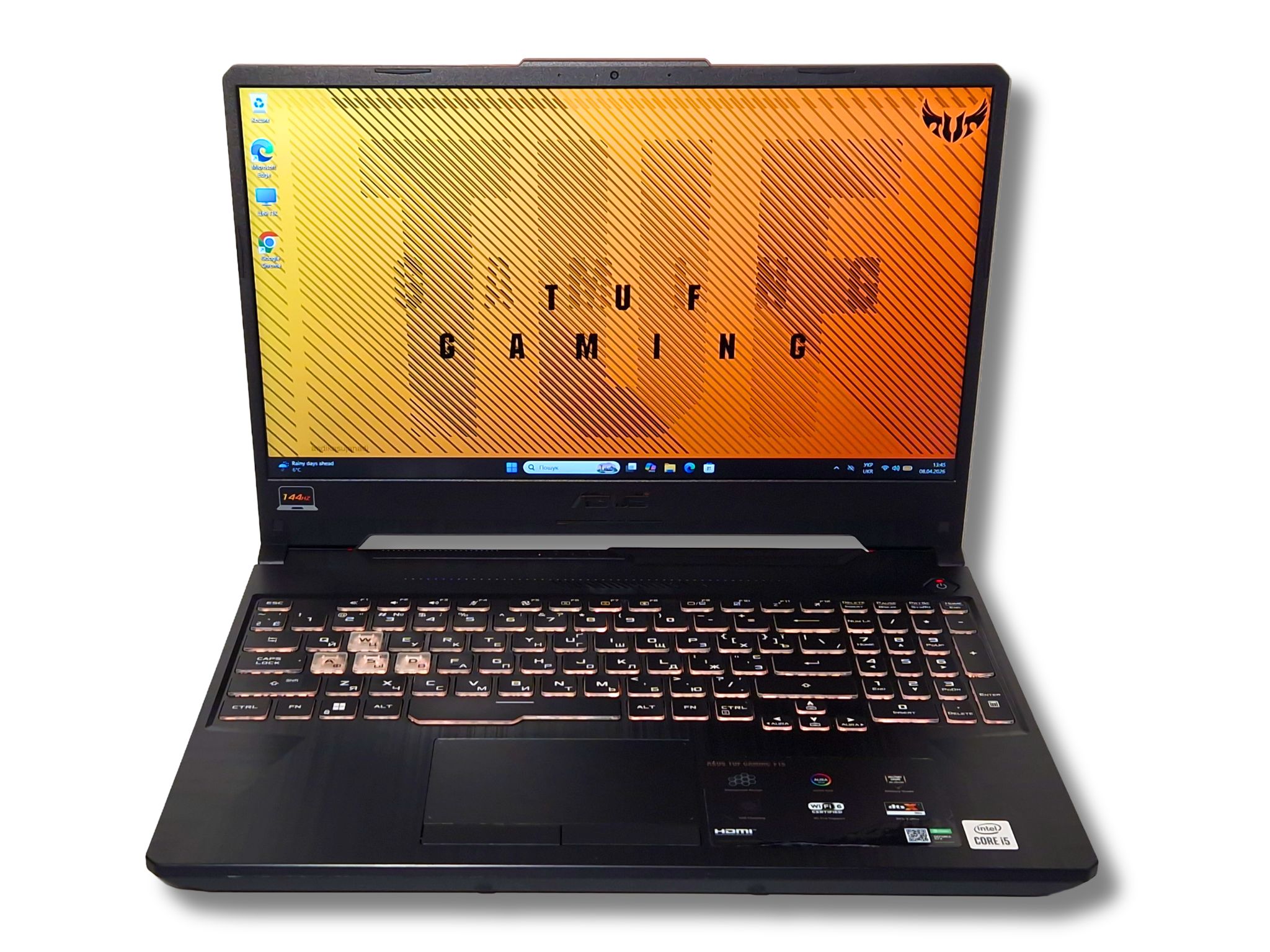 Ігровий ноутбук б/у ASUS TUF F15 FX506 144Гц i5-10300H 16/512 GTX 1650 - фото 6