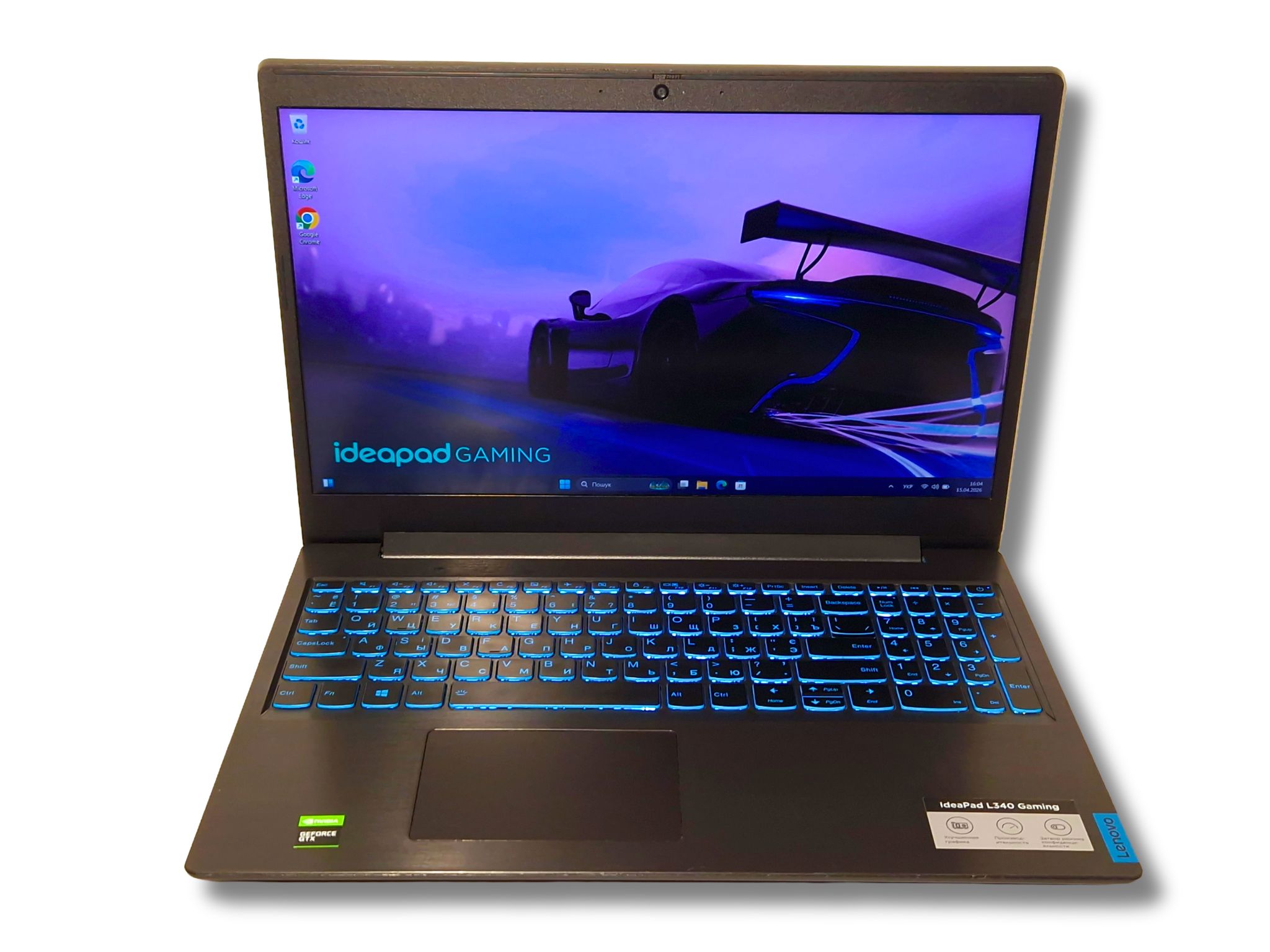 Ігровий ноутбук б/у Lenovo Ideapad Gaming L340-15IRH IPS Core i5-9300HF 16/256 SSD+1Тб GTX 1650 4Гб - фото 6