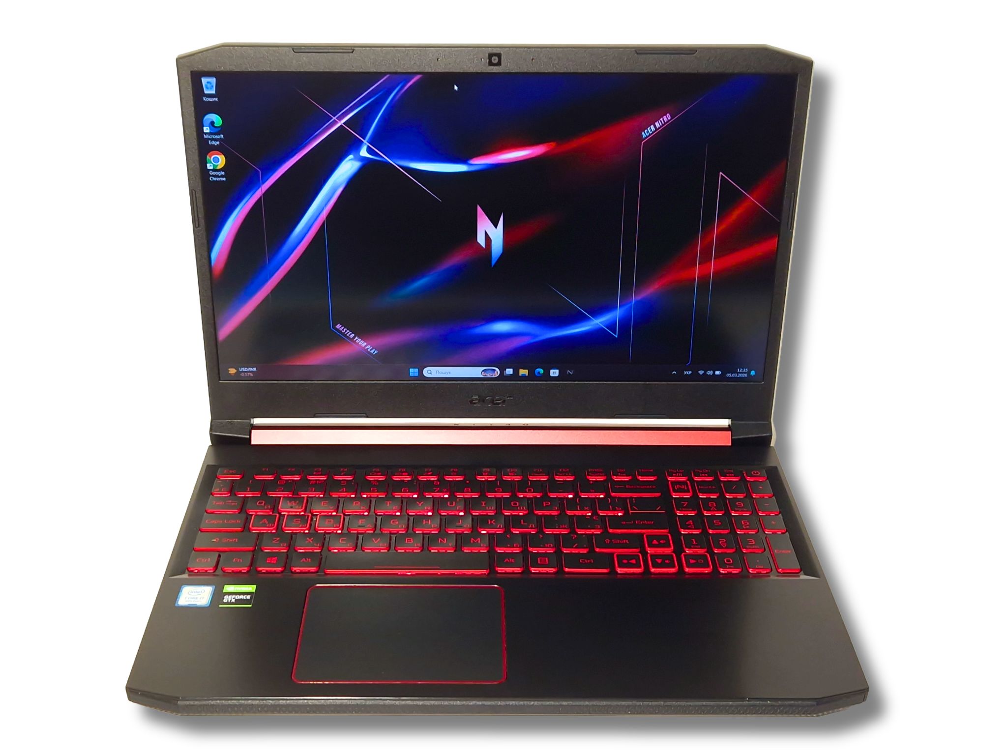 Ігровий ноутбук б/у Acer Nitro 5 IPS Core i7-9750H 16/1Тб SSD GTX 1650 4Гб - фото 6