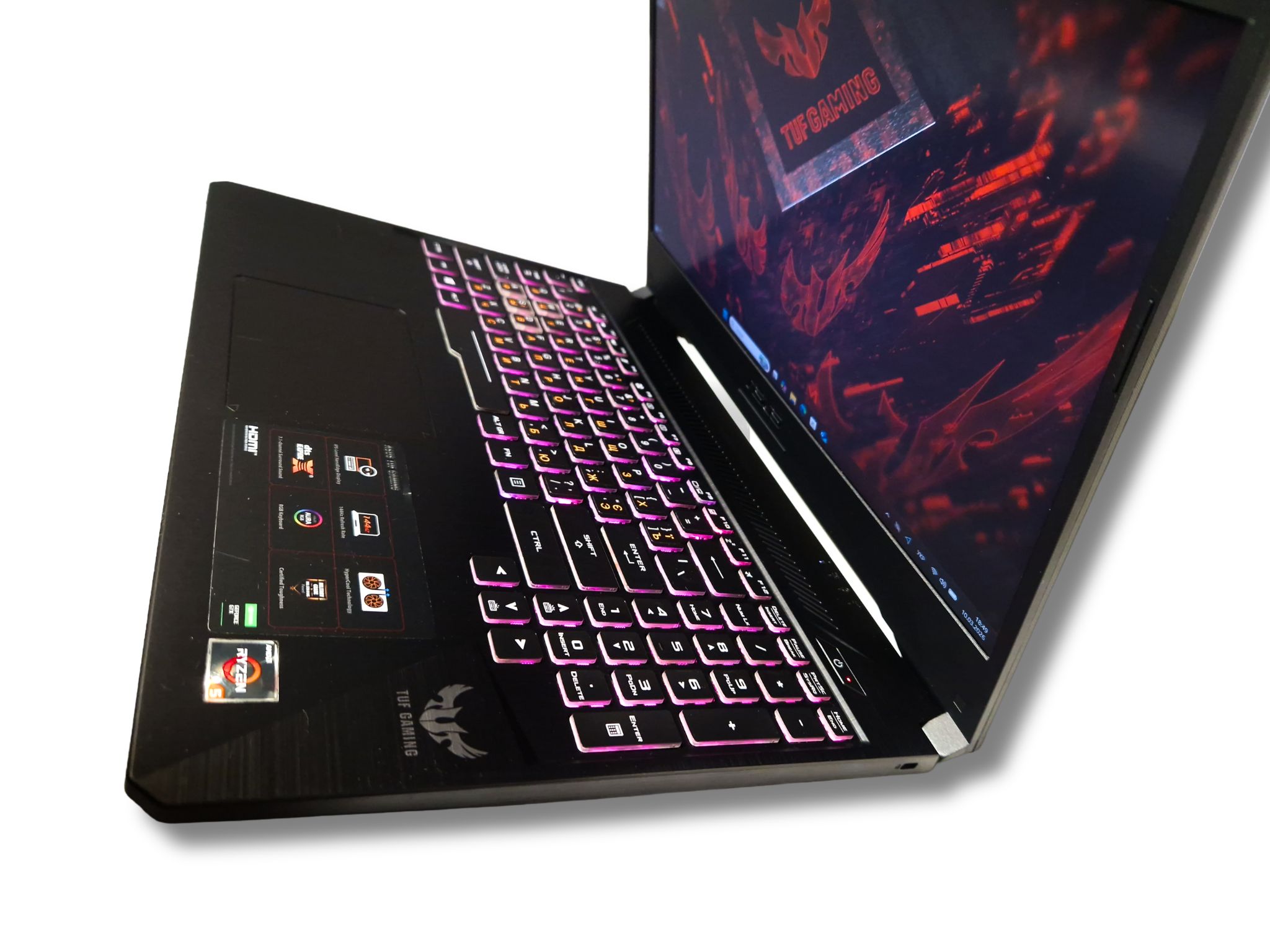 Ігровий ноутбук б/у ASUS TUF FX505DT IPS 144 Гц Ryzen 5 3550H 16/512 GTX 1650 4Гб - фото 2