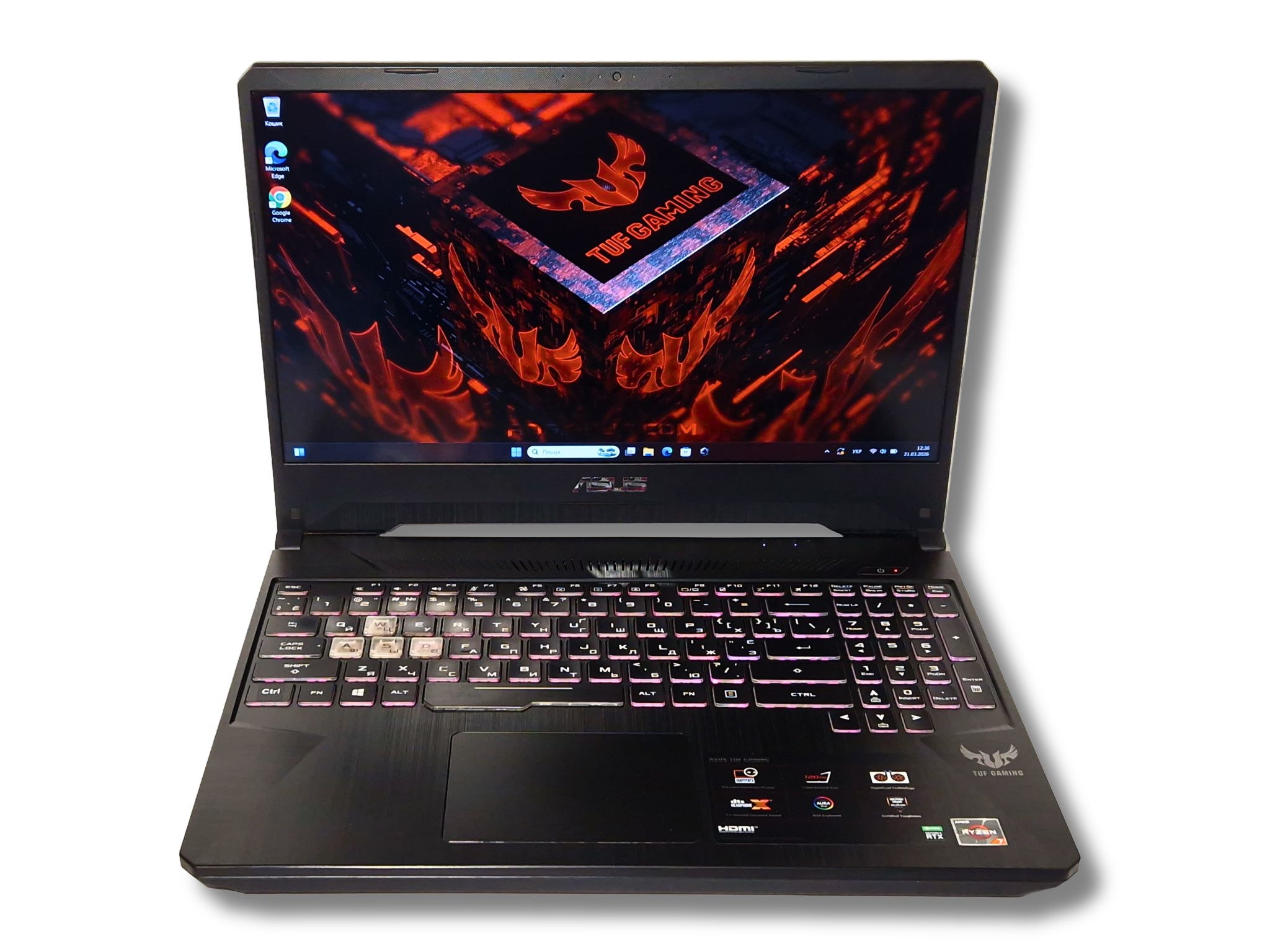 Ігровий ноутбук б/у Asus TUF FX505 Ryzen 7 3750H 16/512 RTX 2060 6Гб - фото 6