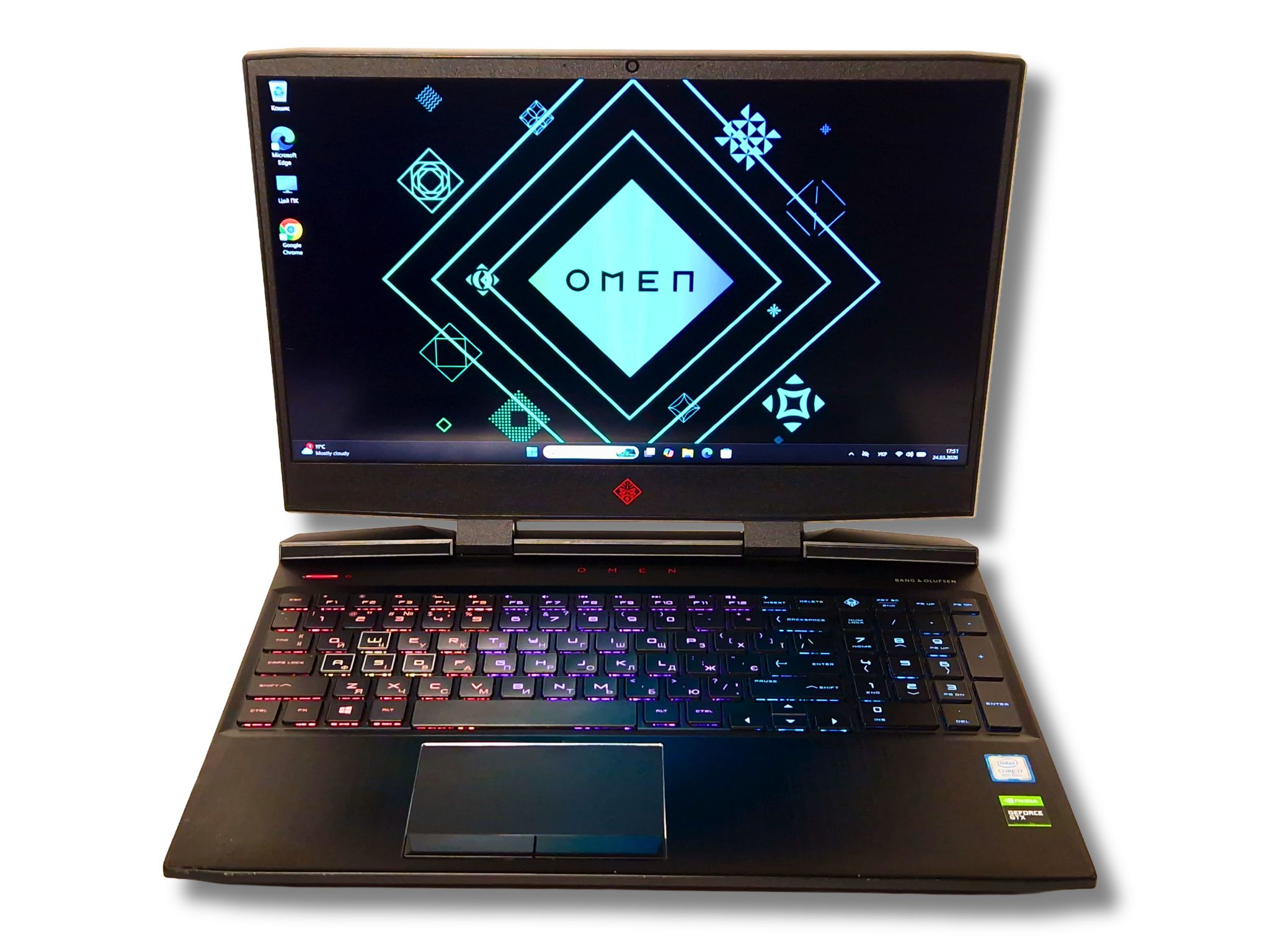 Ігровий ноутбук б/у HP Omen 15 IPS 144Гц Core i7-9750H 16/256+2Тб GTX 1660 Ti 6Гб - фото 6