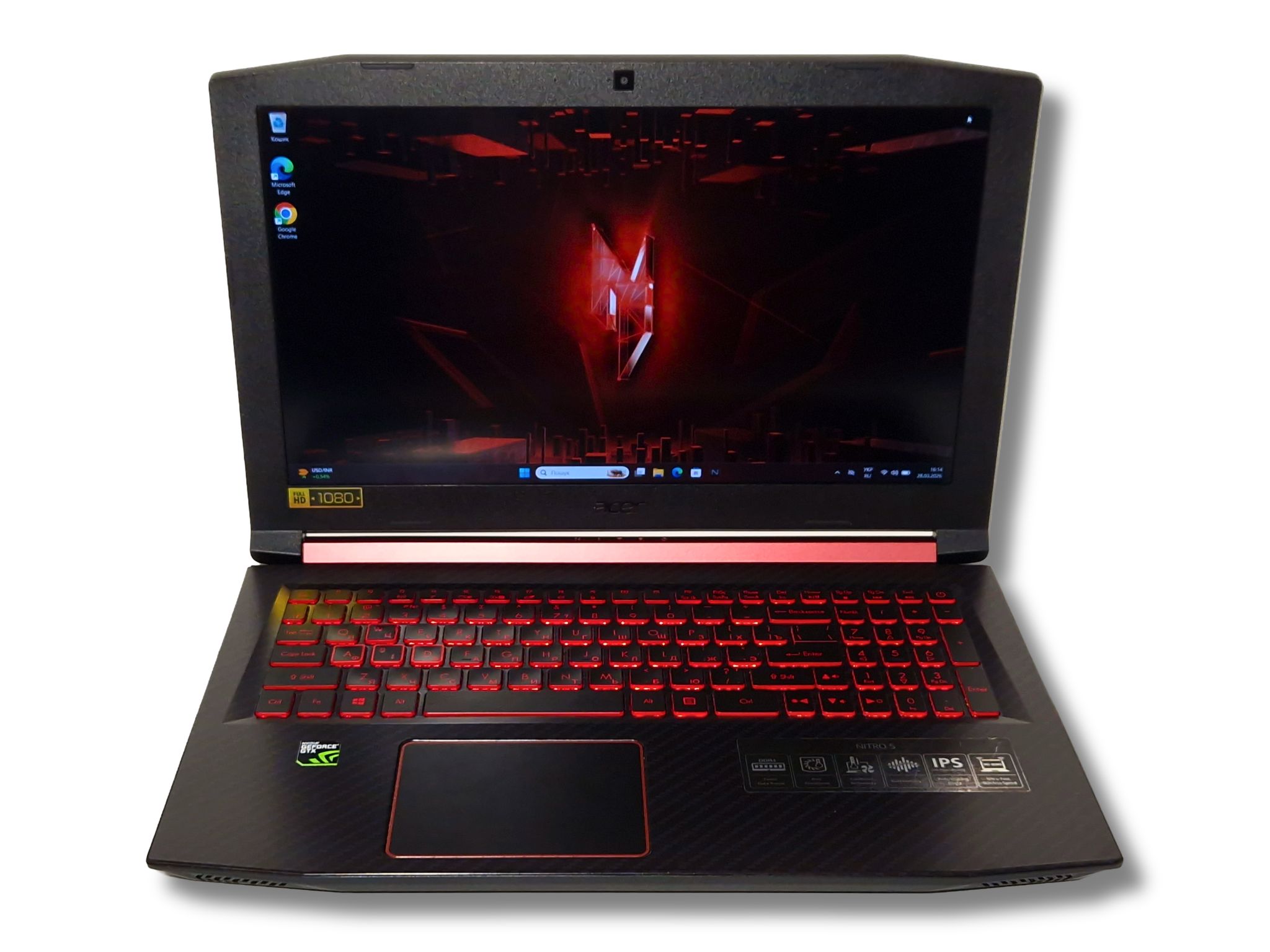 Ігровий ноутбук б/у Acer Nitro 5 IPS i5-8300H 8/128+1Тб GTX 1050 4Гб - фото 6