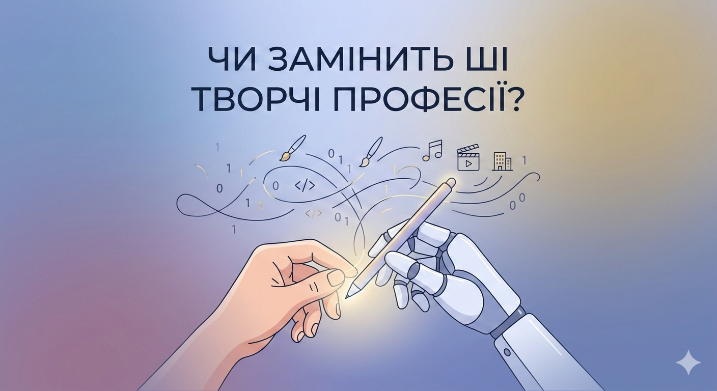 Чи замінить ШІ творчі професії?